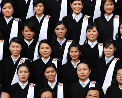 ชุดครุยแต่ละคณะ